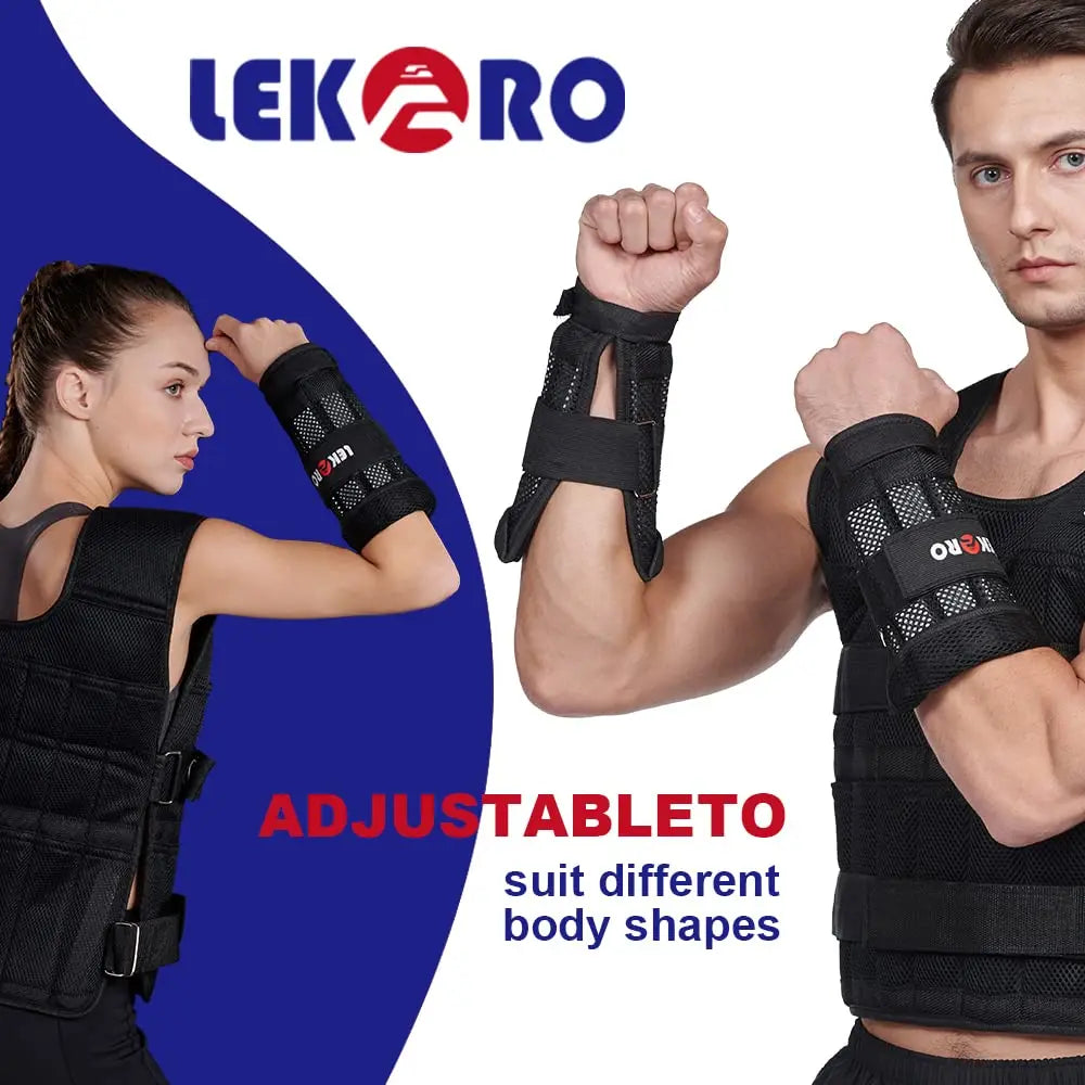 Verstellbare gewichtstragende Weste für Arme/Beine, abnehmbares Handgelenk- und Knöchelgewicht für Herren und Damen Training Fitness