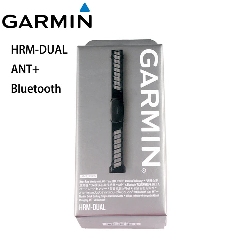 Garmin HRM Dual Herzfrequenzmesser Geschwindigkeitssensor Trittfrequenzsensor Fitness Sport Ant+ Bluetooth Dual Modell Gurt Radfahren Herzfrequenz