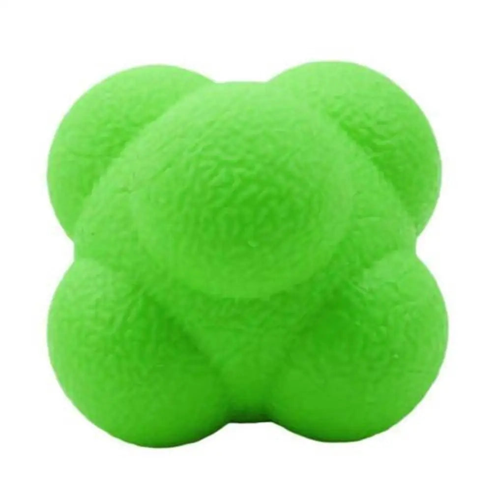Hexagonaler Reaktionsball Geschwindigkeit Beweglichkeit Training Silikon Ball Koordination Reflex Sport Fitness Trainingsball für Kinder Erwachsene