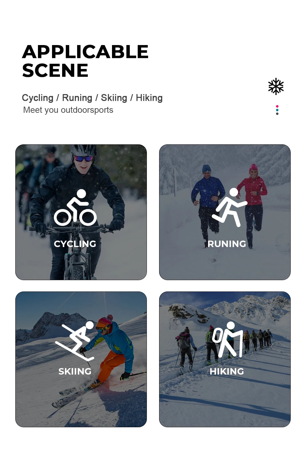Winter Halswärmer, Schlauchschal, winddicht, Radfahren, Bandana, Wandern, Sport, Laufen, Skifahren, Camping, Snowboard, Halbmaske, Herren Damen