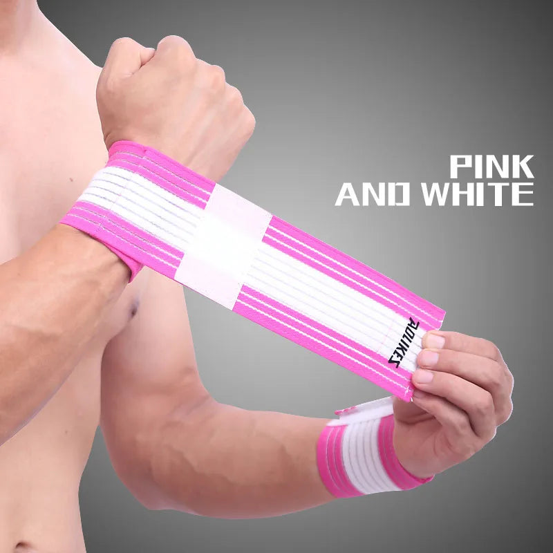 AOLIKES 1 Pcs cotton fitness elastic bandage hand wrist strap wrap sport wristband support gym wrist protector carpal tunnel