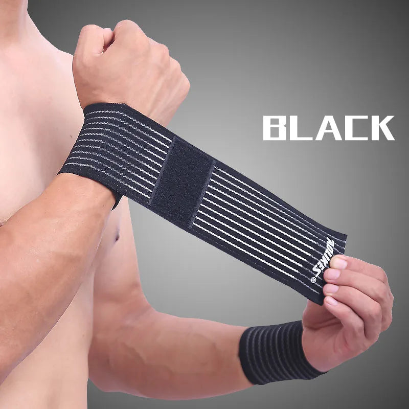 AOLIKES 1 Pcs cotton fitness elastic bandage hand wrist strap wrap sport wristband support gym wrist protector carpal tunnel