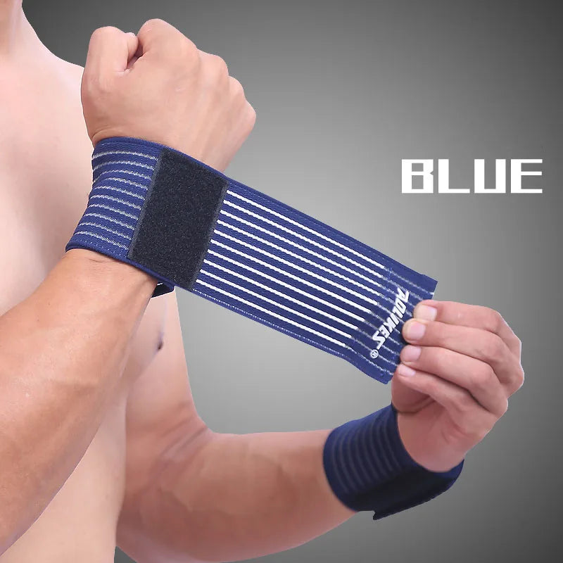 AOLIKES 1 Pcs cotton fitness elastic bandage hand wrist strap wrap sport wristband support gym wrist protector carpal tunnel