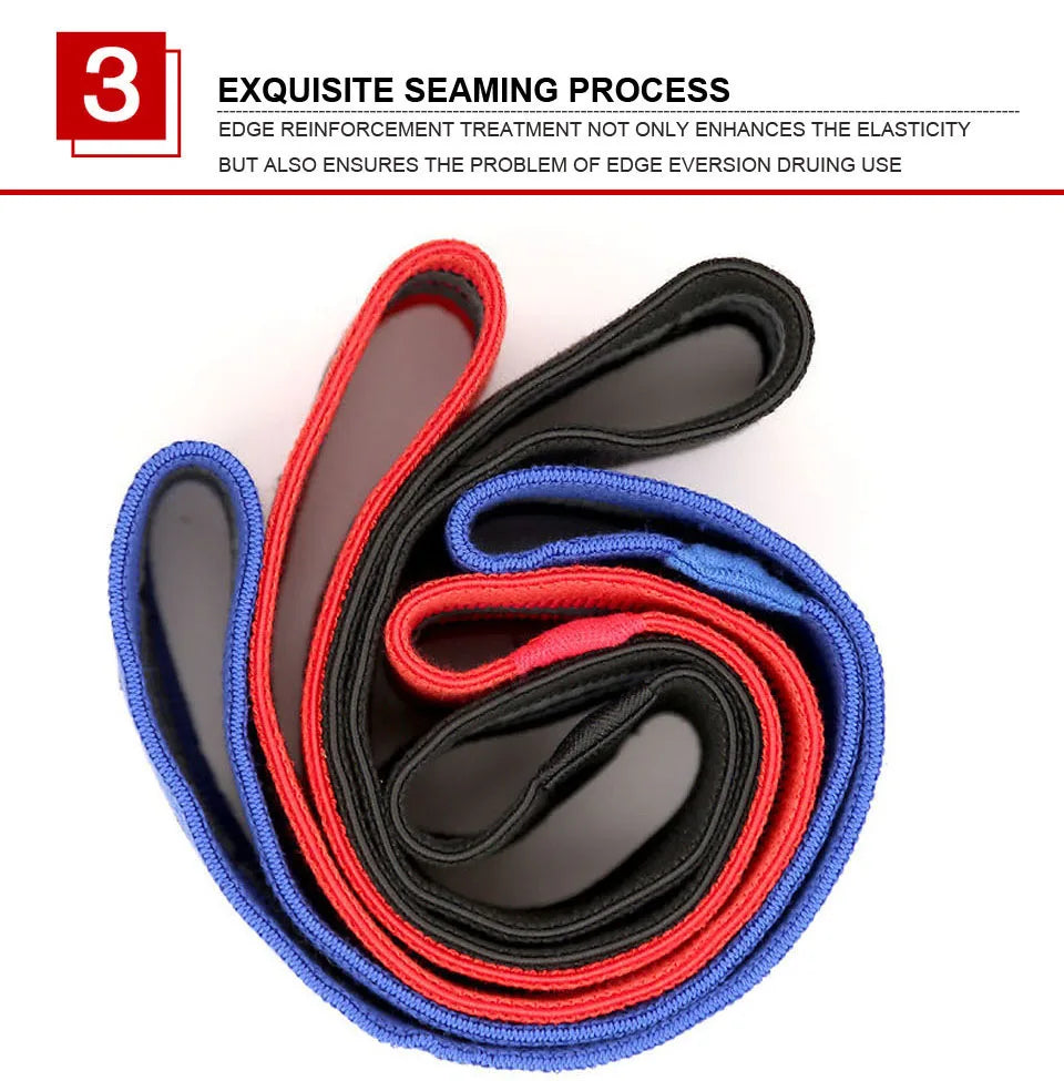 AOLIKES 1PCS Bandas de resistencia elásticas para glúteos, sentadillas, entrenamiento de glúteos, antideslizantes, banda gruesa, tiras de fitness, bucles de yoga