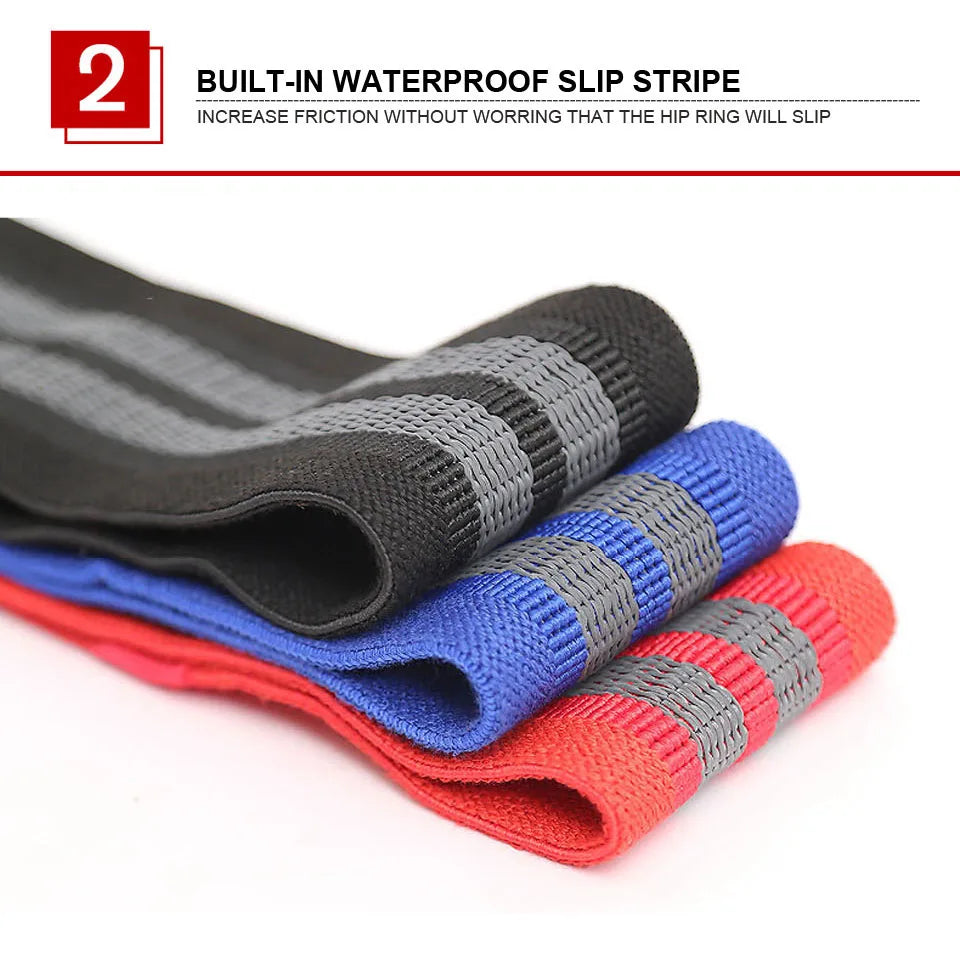 AOLIKES 1PCS Bandas de resistencia elásticas para glúteos, sentadillas, entrenamiento de glúteos, antideslizantes, banda gruesa, tiras de fitness, bucles de yoga