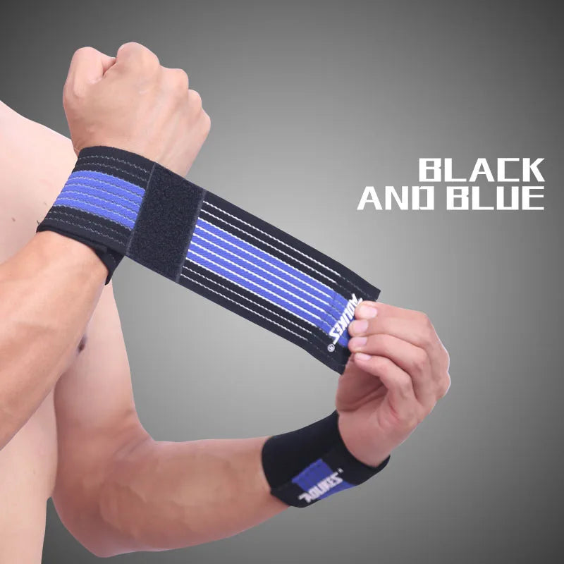 AOLIKES 1 Pcs cotton fitness elastic bandage hand wrist strap wrap sport wristband support gym wrist protector carpal tunnel