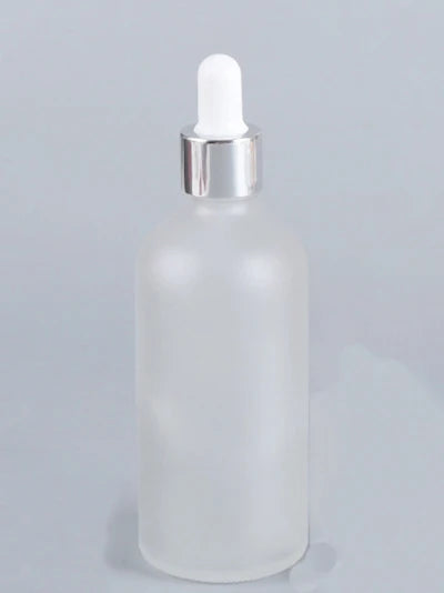Matt Silver Cap Refillable Dropper/Pipette Clear Glass Bottle Refill Massage Oils Aromatherapy Liquid  Essence/ Serum Skincare