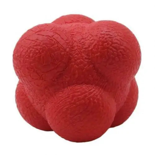 Hexagonaler Reaktionsball Geschwindigkeit Beweglichkeit Training Silikon Ball Koordination Reflex Sport Fitness Trainingsball für Kinder Erwachsene