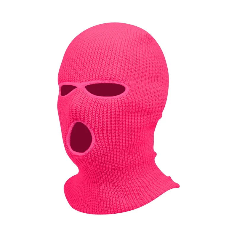 Full Face Mask Knitted Pullover Hat For Men Women Winter Outdoor Sports Military Tactical Cycling Camping Hunting Ski Balaclava