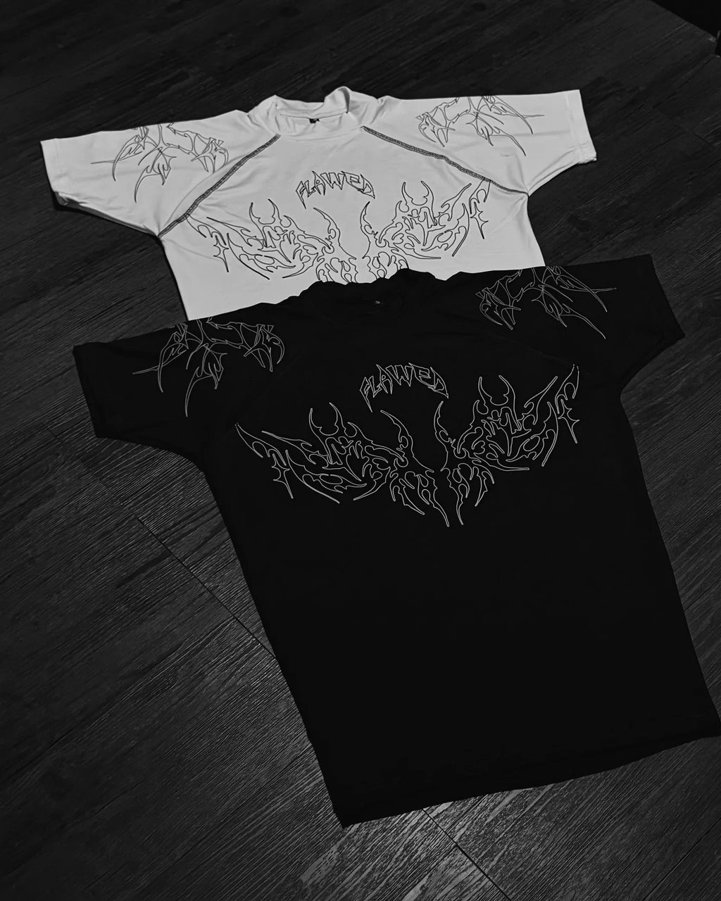 Amerikanischer Trainingsanzug Mode Gewalt Dunkle Maserung Kurze Ärmel Verrückter Street Style Fitness-T-Shirt Y2K Beliebter Stil