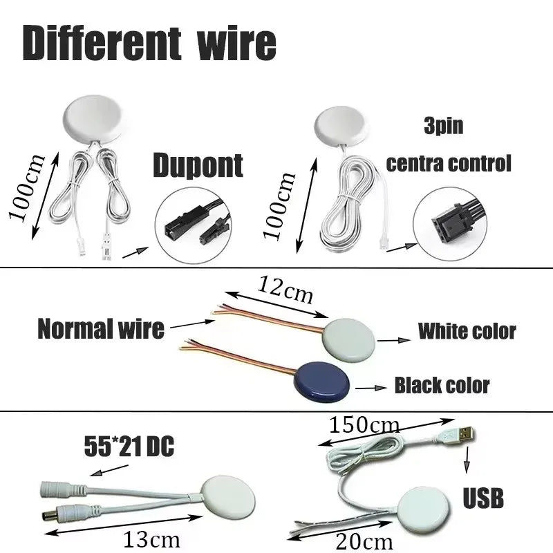 "Hand-Sweep Induction Switch for Partitions, DC3.7-24V, 3CM Wood Penetration, Easy to Instal