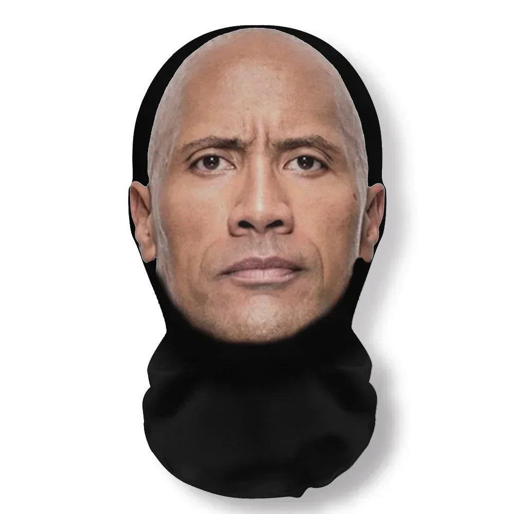 Lustige 3D-Muster Realistische Maske Elastisches Mesh Vollgesichtsmaske Männer Frauen Halloween Cosplay Kopfbedeckung Knifflige Kapuze Party Cosplay Requisite