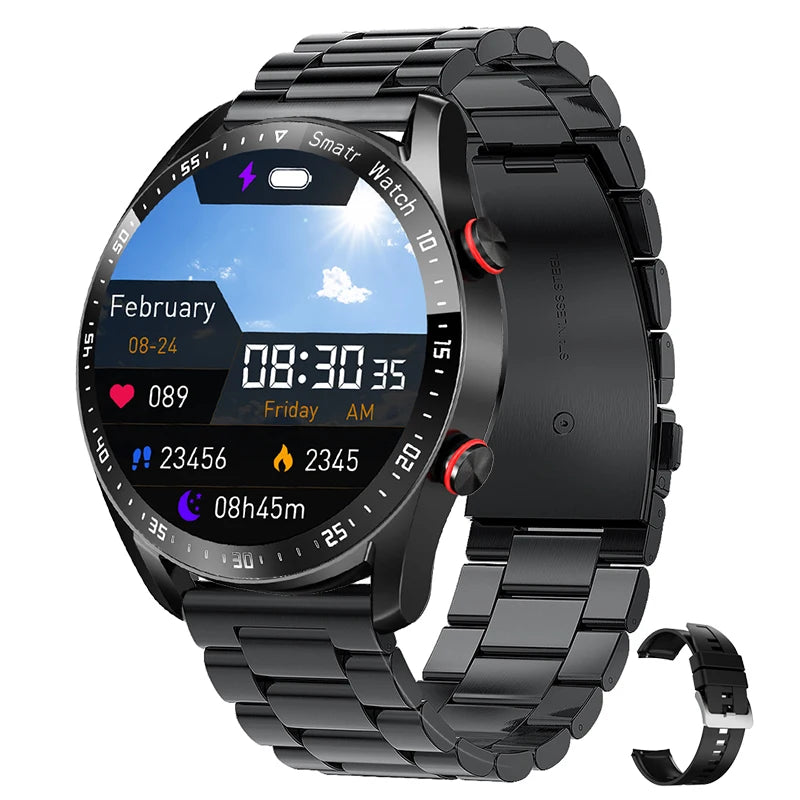 ECG+PPG Bluetooth Call Smart Watch Men  Health Heart Rate Blood Pressure Fitness Sports Watches Man Sports Waterproof Smartwatch