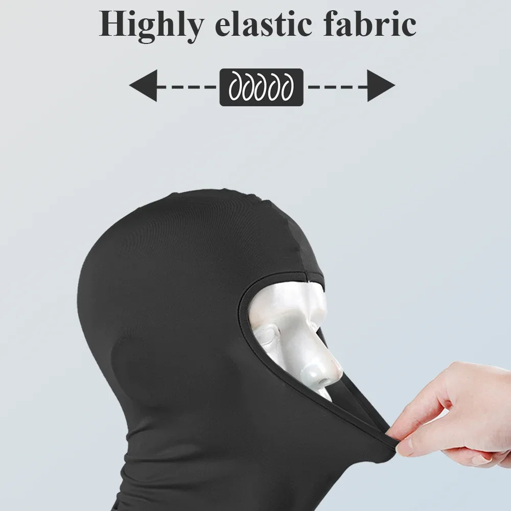 Atmungsaktive Sport-Sturmhaube, schnell trocknend, winddicht, Vollgesichtsmaske, Kopfbedeckung zum Reiten, Laufen, Skifahren, Wandern, Outdoor-Gesichtsbedeckung, Herren