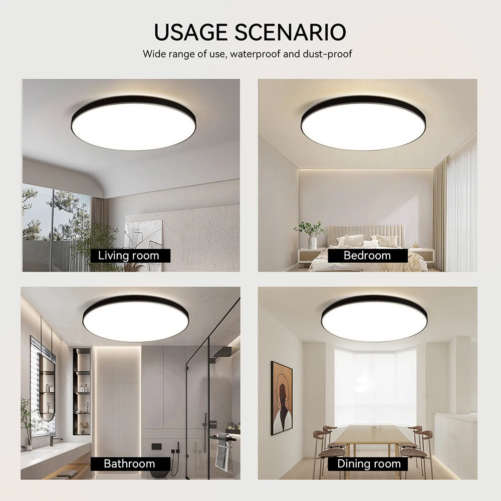 LED Deckenleuchte 15W~50W Küchenlampe Schlafzimmer Korridor Lustre Plat Led Leuchten Wohnzimmer Dekor 220V Deckenleuchter