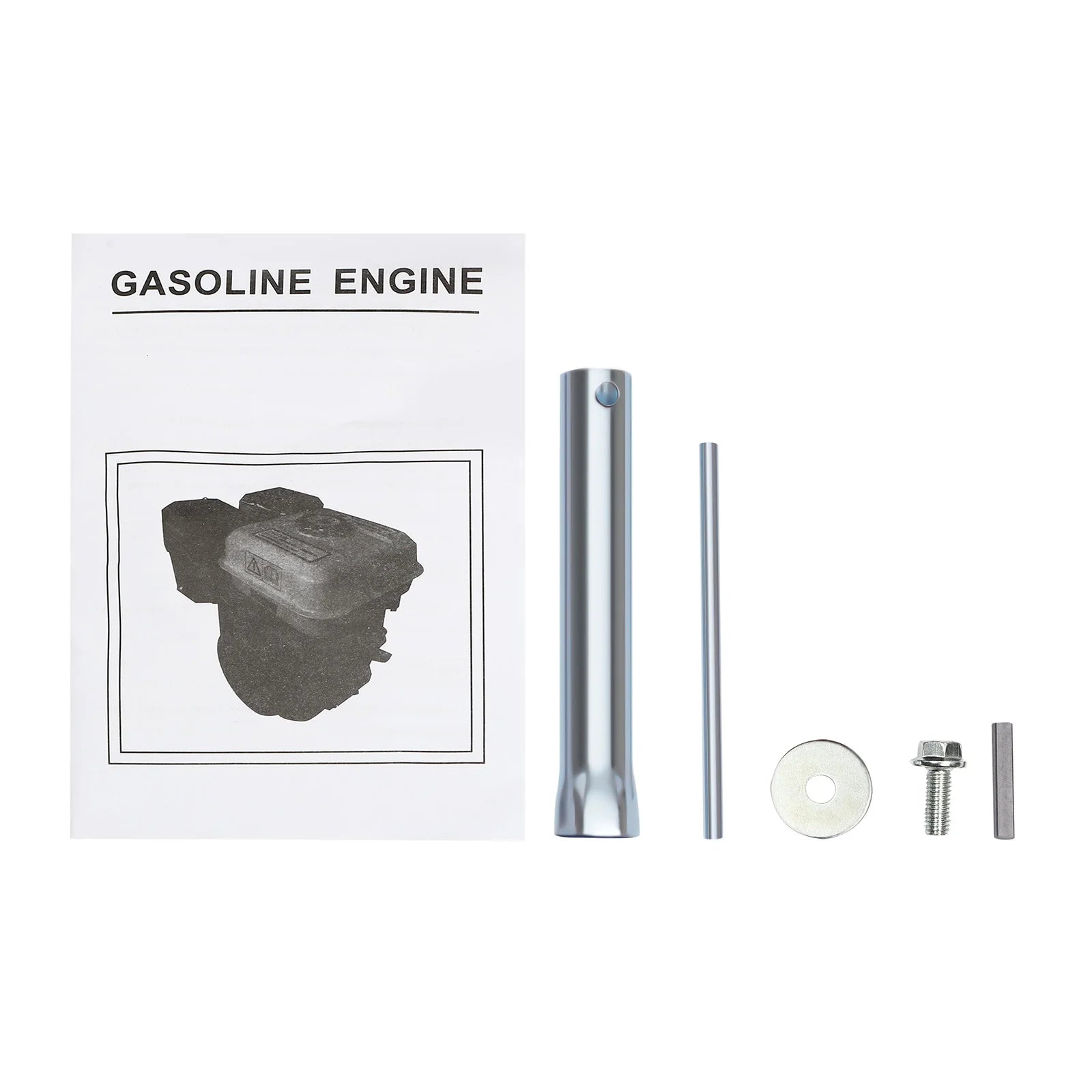 4-Takt 212cc Benzinmotor, 7,5PS 4000W 3600 U/min Einzylinder-Handstart-Benzinmotor, Kurbelwellendurchmesser 20mm