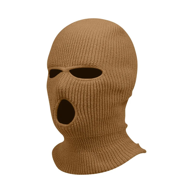 Full Face Mask Knitted Pullover Hat For Men Women Winter Outdoor Sports Military Tactical Cycling Camping Hunting Ski Balaclava