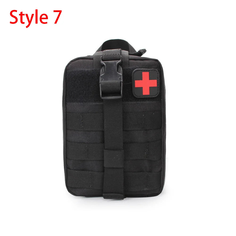 IFAK EDC Tasche Hüfttasche Jagdweste Notfall-Werkzeugsatz Outdoor Erste-Hilfe-Set Camping Survivaltasche