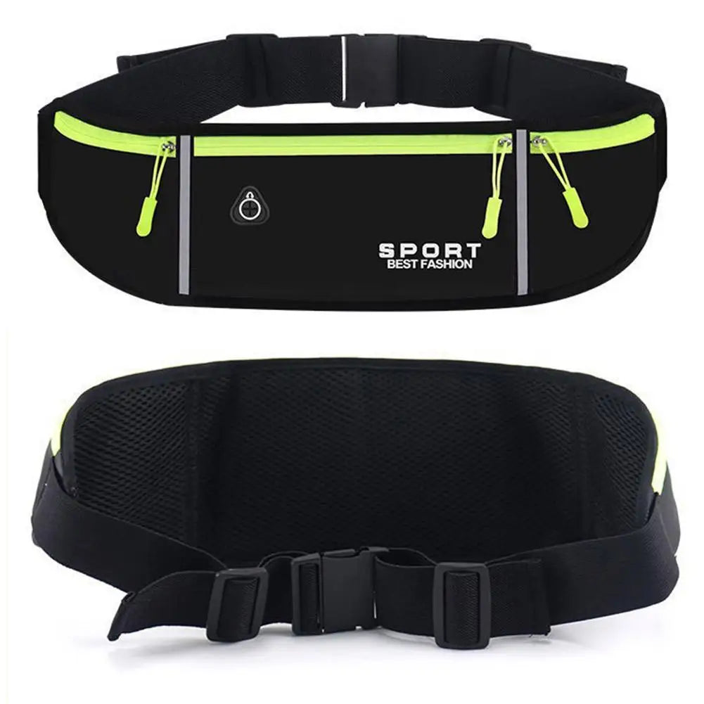 Laufgürteltasche Sport Outdoor Jogging Marathon & Fitness Verstellbare Bauchtasche mit Trinkflaschenhalter Reißverschlusstaschen
