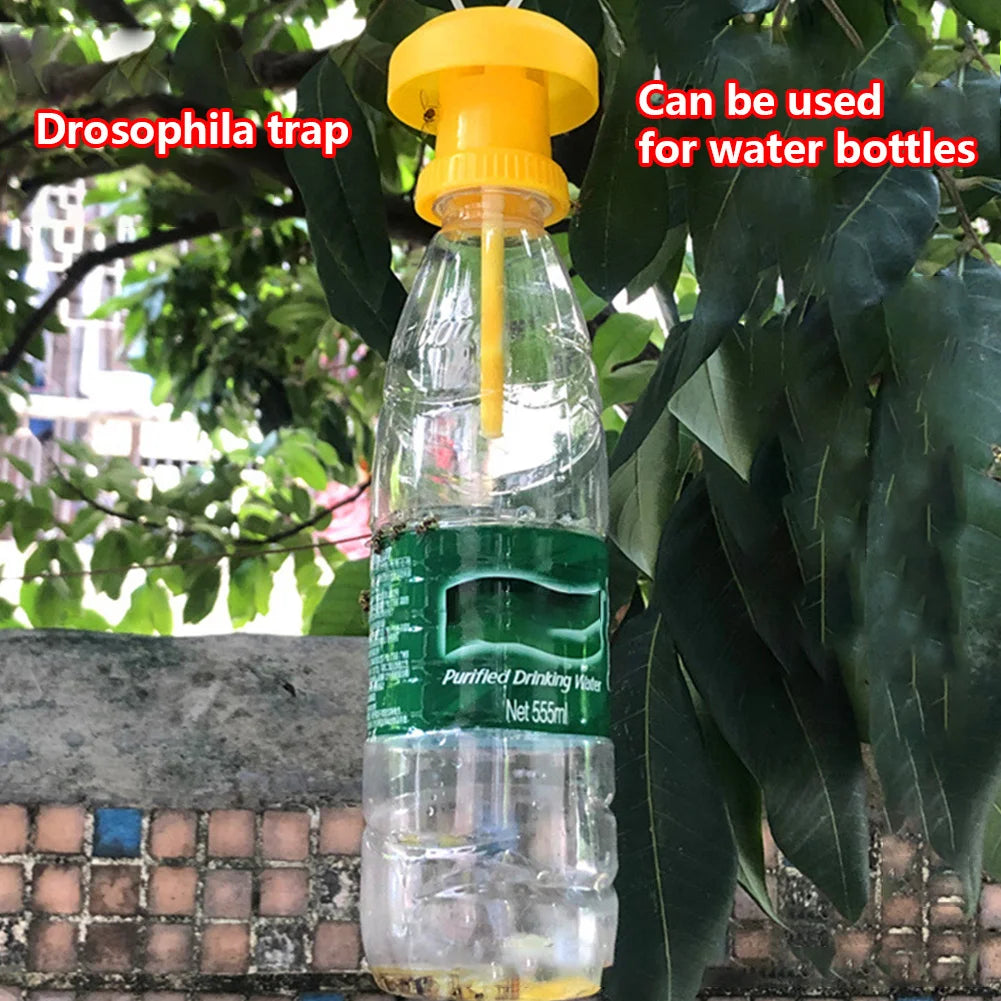 1-5Pcs Fruit Plastic Drosophila Catcher Pest Insect Control Fly Trap Killer Cover For Home Farm Orchard