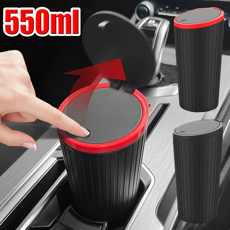 Universal Auto Mülleimer Mini Auto Abfallbehälter Auto-Innenraum Müllsack Müllbehälter Aufbewahrungsbox Eimer Auto Zubehör