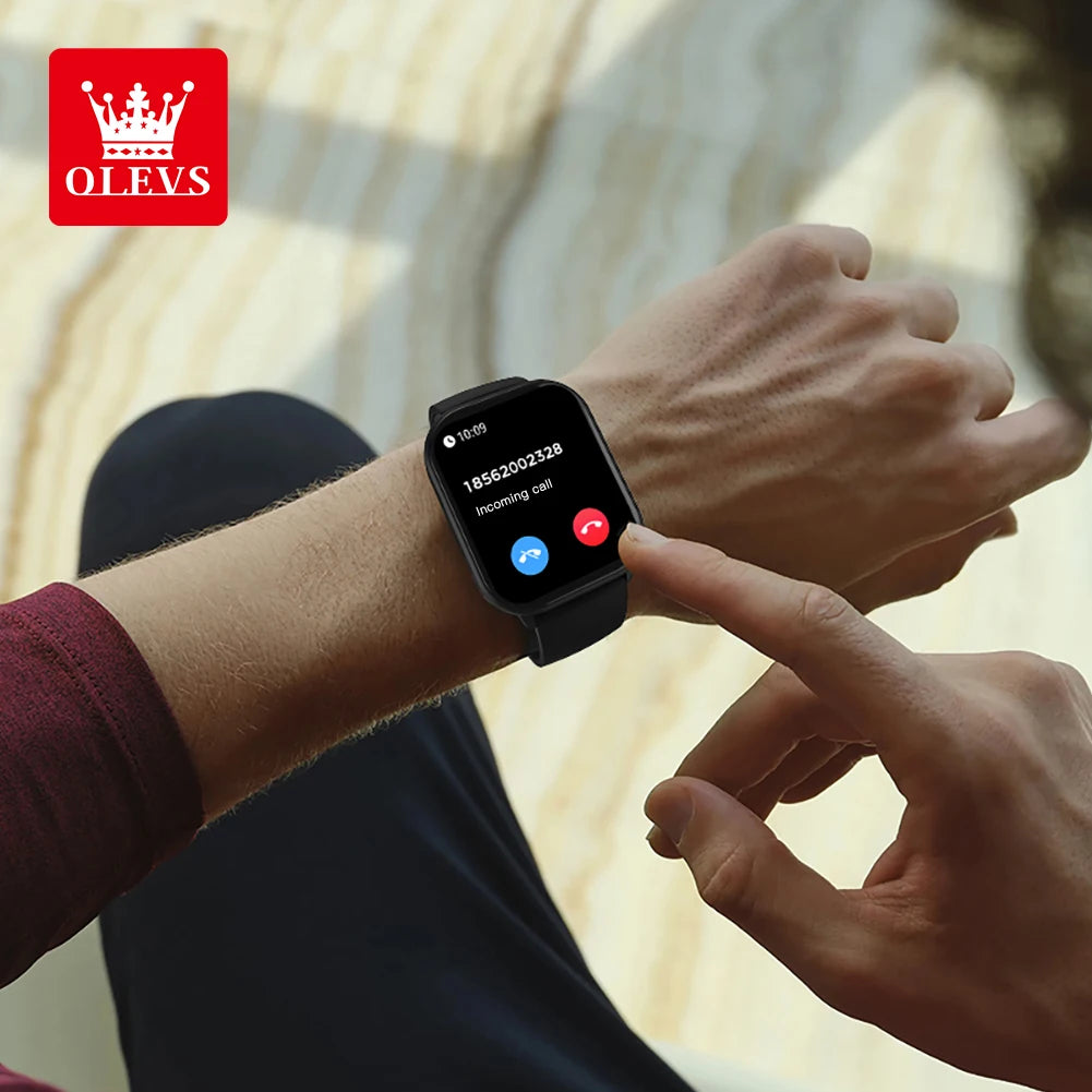 OLEVS 8206 Smartwatch Original Marke 2,01 Zoll Full Touchscreen Sport Fitness Bluetooth Smartwatch Kompatibel Android iOS