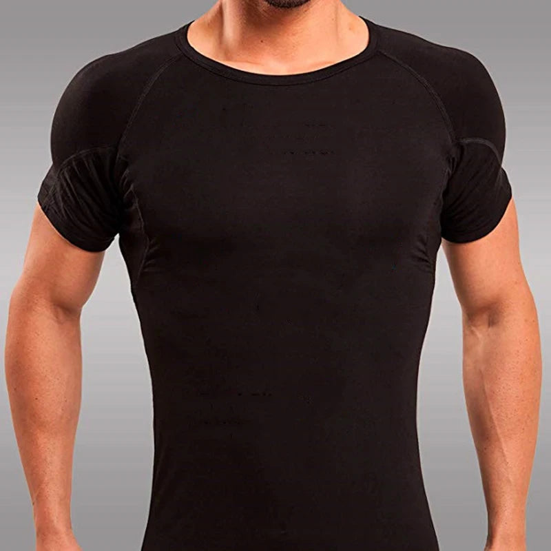 Herren Modal Schweißdicht Anti Gegen Achselschweiß Beständige Fitness Herren T-Shirts