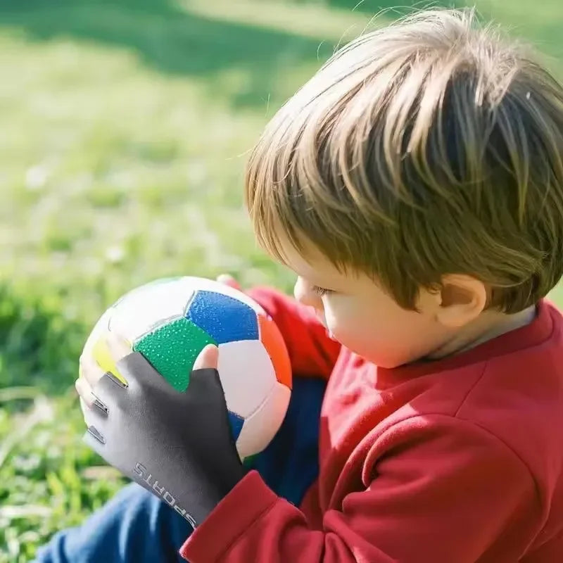 Kinder-Fahrradhandschuhe für Jungen und Mädchen, rutschfest, winddicht, Outdoor-Fitnesshandschuhe, Schutzausrüstung für Laufrad-Training