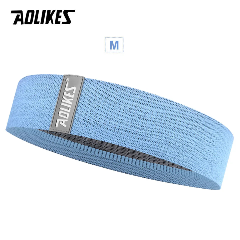 AOLIKES 1PCS Resistance Elastic Booty Bands Squat glute workout Non-slip trainer thick band Stretch Fitness Strips Loops Yoga