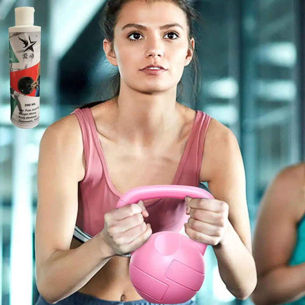 200 ml Flüssiges Kreide-Antirutsch-Magnesiumpulver für Gewichtheben, Kletterpulver, Fitnesszubehör, Klettern, Heben, Training