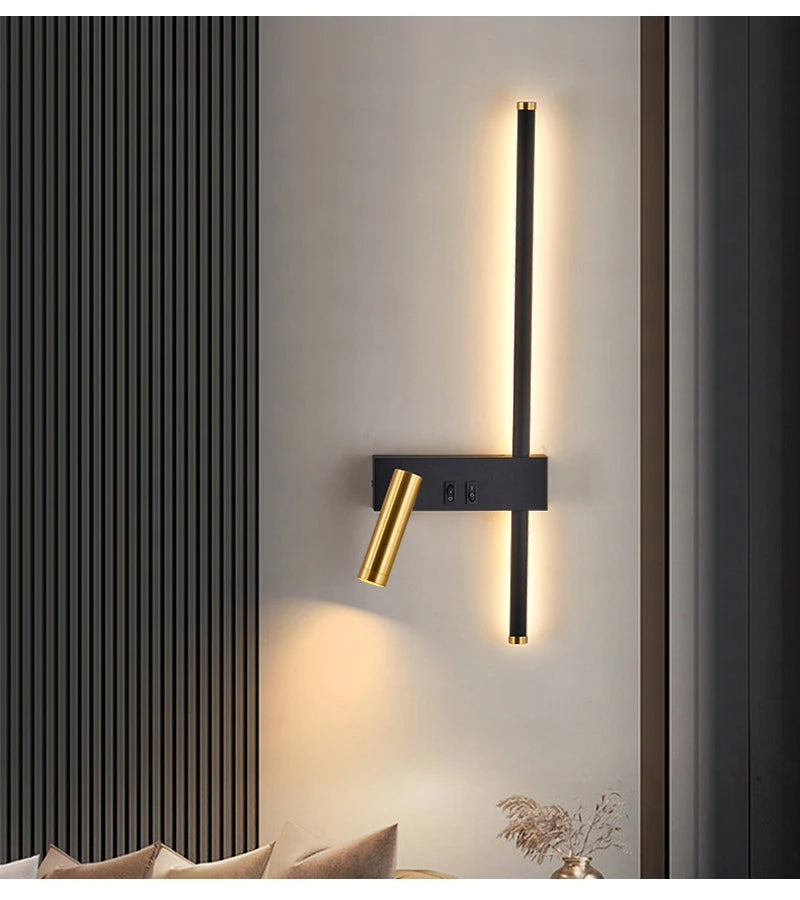Nordic Wandleuchten Modern LED-Leuchten für Raum Home Dekoration Innenbereich Nachttischlampe Wohnzimmer Sofa Hintergrund Wandlampen