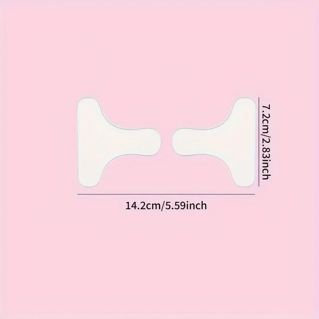 [Silikon-Augenklappe] Silikon-T-förmige Augenklappe Tragbare Gesichtspflege, 100% Silikonmaterial, starke Haftung