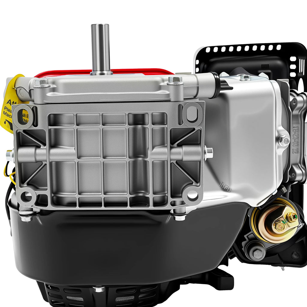 4-Takt 212cc Benzinmotor, 7,5PS 4000W 3600 U/min Einzylinder-Handstart-Benzinmotor, Kurbelwellendurchmesser 20mm