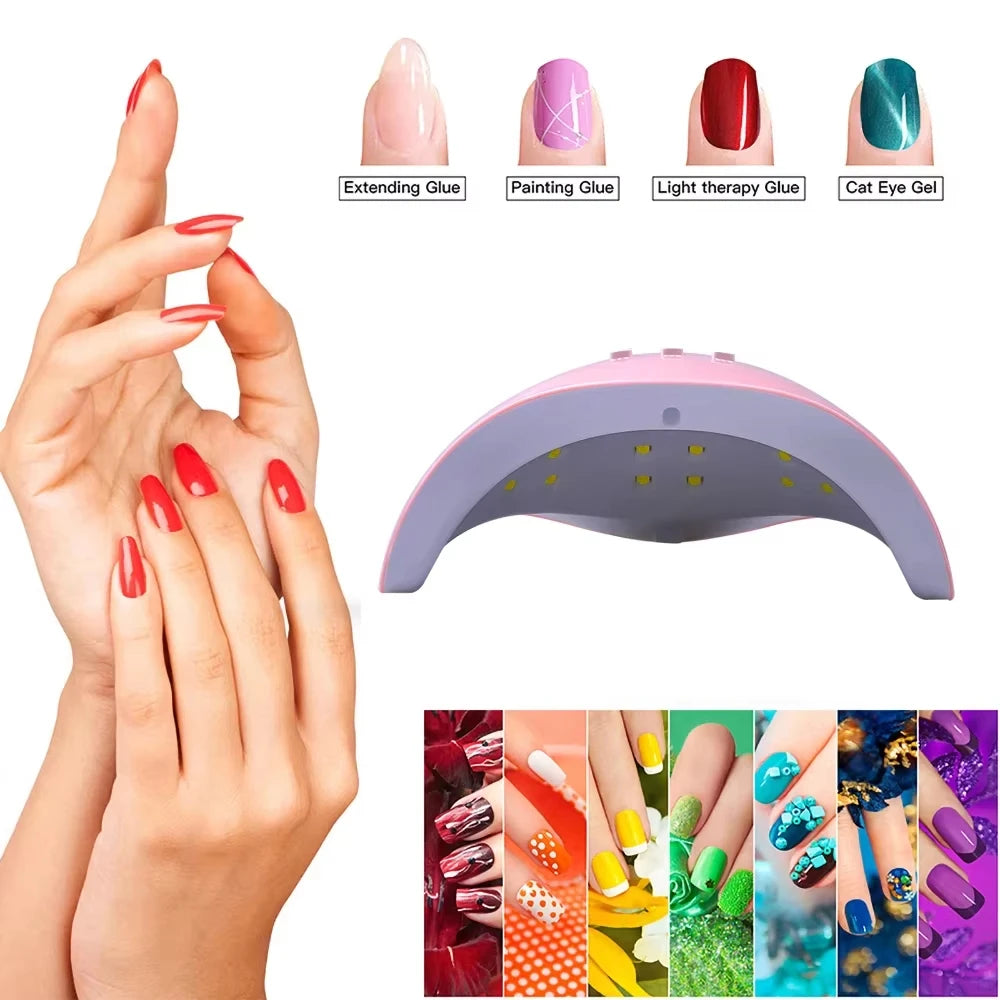 54W 18 LED UV Nagellampe Manicure Nageltrockner Nagelwerkzeuge Maschine UV Professionelles Material Nägel Trocknen Wärmelampen