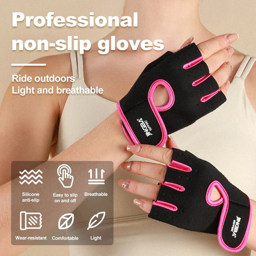 Fitnesshandschuhe Kraftsport Handschuhe Bodybuilding Training Sport Übung Radfahren Sporthandschuhe für Männer Frauen