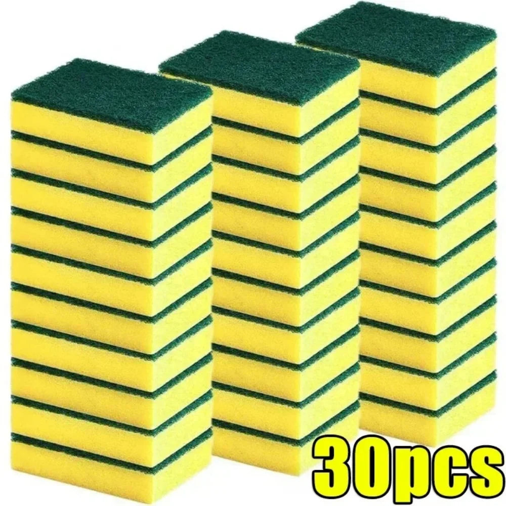 Double-Sided Absorbent Kitchen Cleaning Sponges