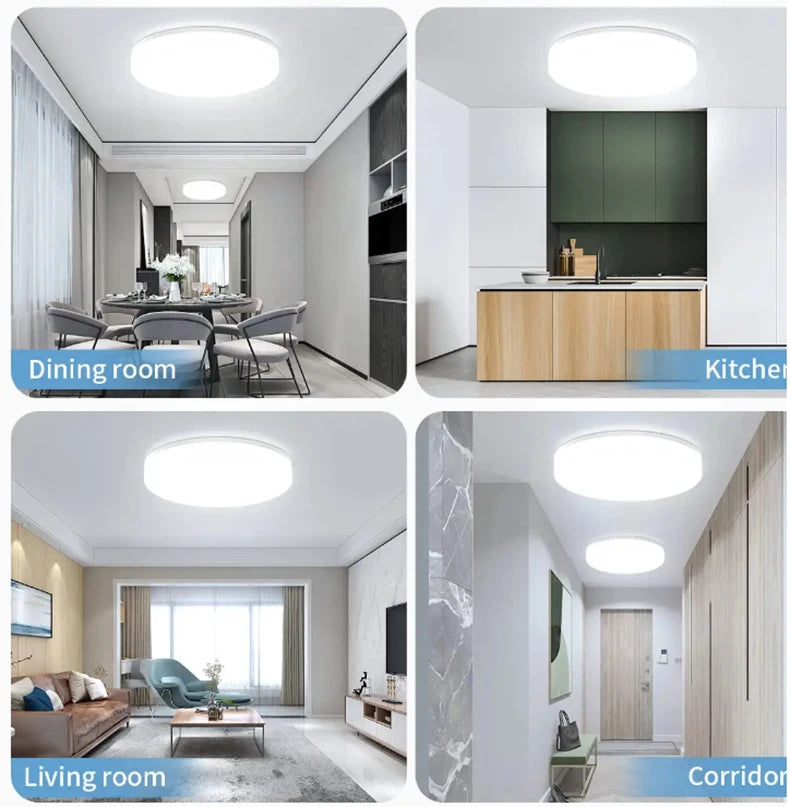 Ultradünne runde LED-Deckenleuchte Schlafzimmerlampe Glanz LED-Leuchten für den Raum Deckenleuchte Moderne Heimdekoration