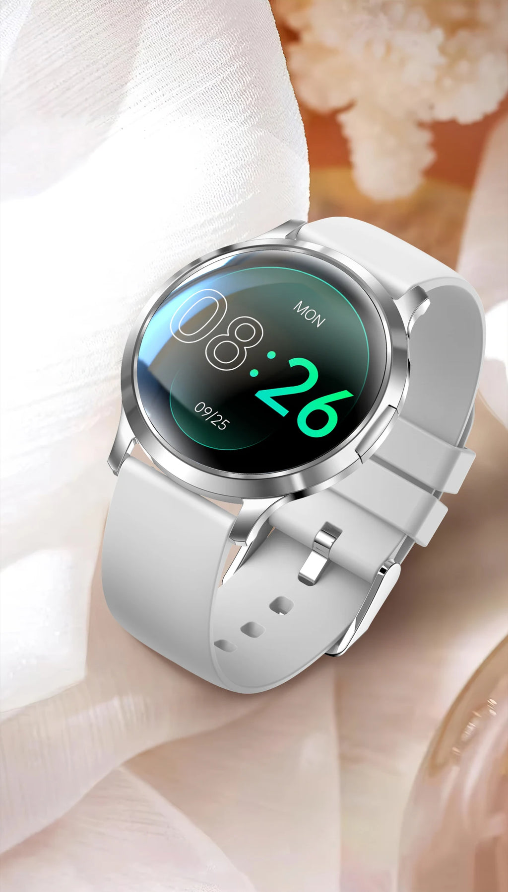 2025 NEU Smartwatch Damen 1,32"AMOLED Sport Fitness Armband Benutzerdefiniertes Zifferblatt Uhren Herren Herzfrequenz Bluetooth Anruf Damen Smartwatch
