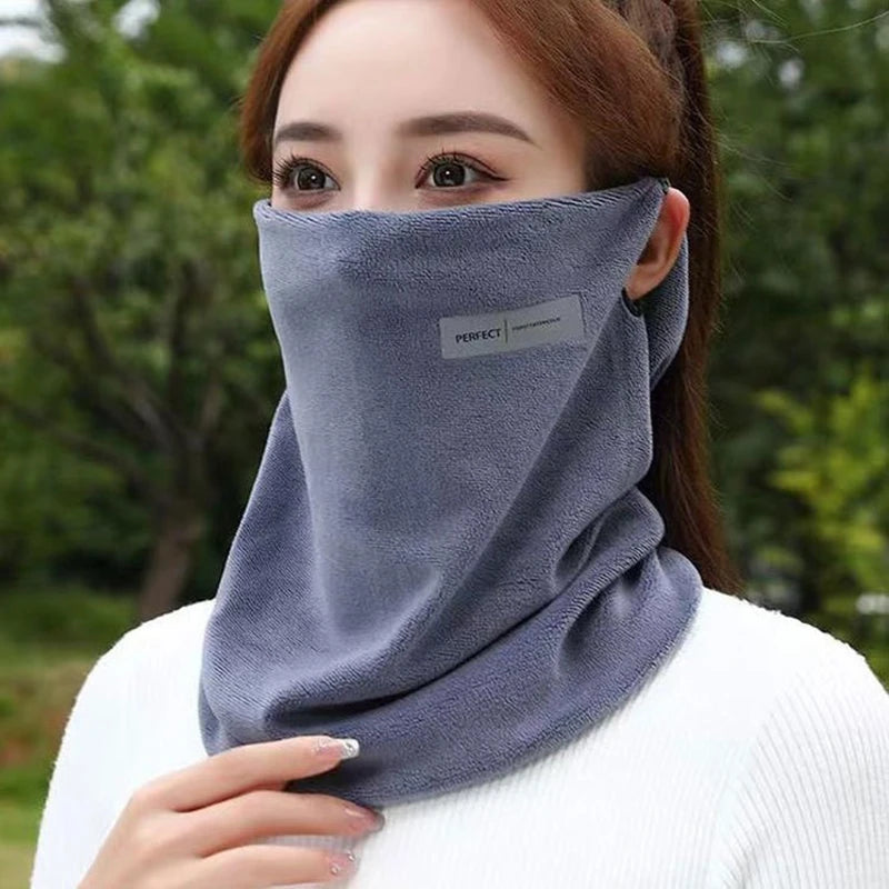 Winter Bandana Mask Neck Warm Scarf Outdoor Sport Ski Cycling Face Mask Neck Gaiter Camping Hiking Windproof Half Face Mask