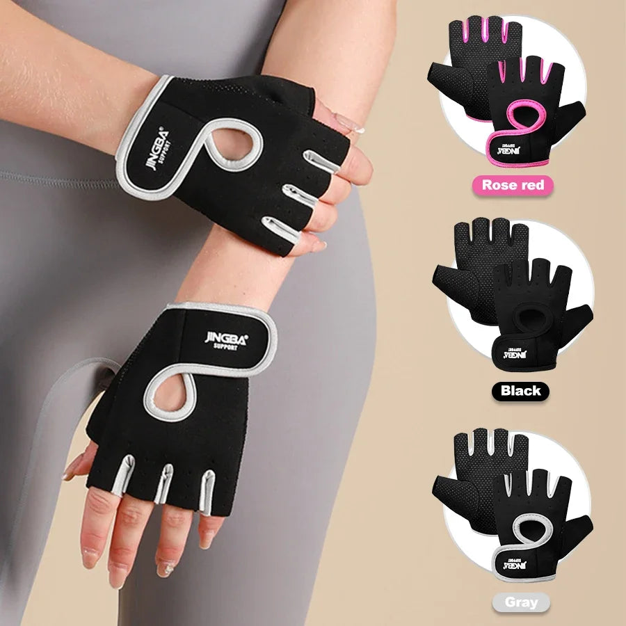 Fitnesshandschuhe Kraftsport Handschuhe Bodybuilding Training Sport Übung Radfahren Sporthandschuhe für Männer Frauen