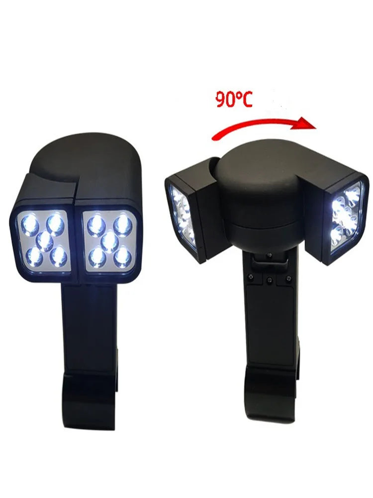 Tragbare BBQ Grillleuchte LED-Licht Taschenlampe Beleuchtungslampe mit Griffhalterungsclip für Barbecue Grillen Outdoor-Zubehör