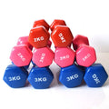 Juego de mancuernas de fitness antideslizantes de 2 kg, 2,5 kg, 3 kg para hombres y mujeres, pesas deportivas, equipo de musculación 2023