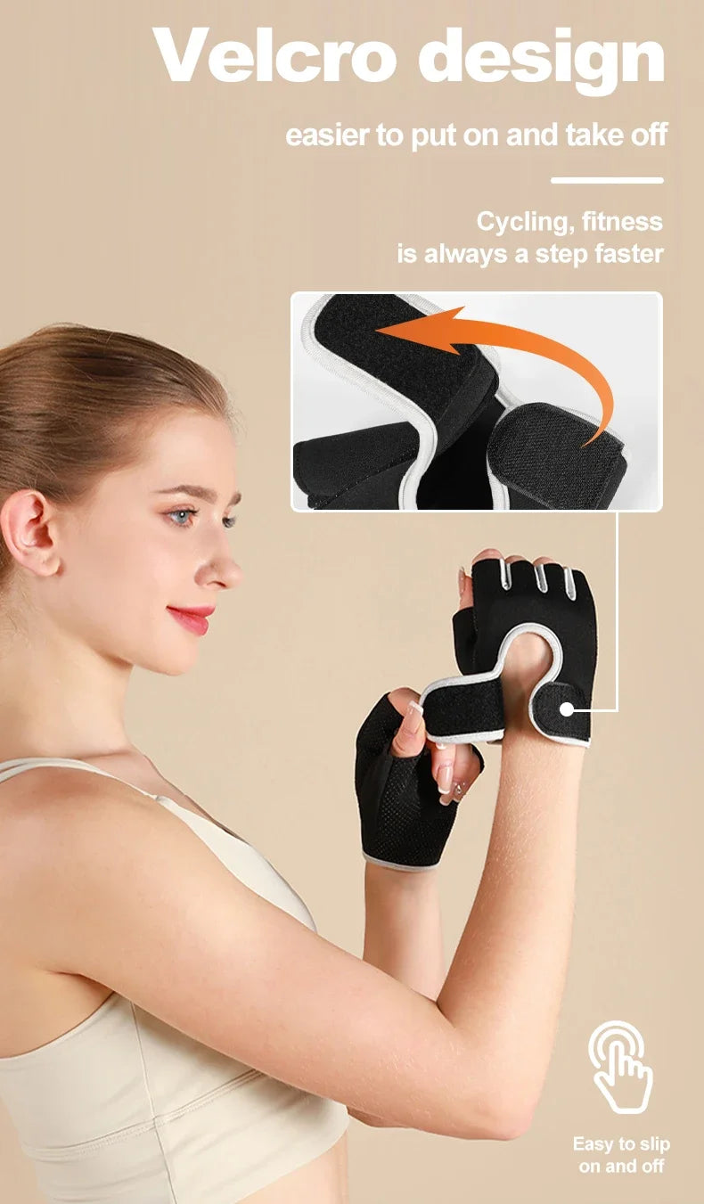 Fitnesshandschuhe Kraftsport Handschuhe Bodybuilding Training Sport Übung Radfahren Sporthandschuhe für Männer Frauen