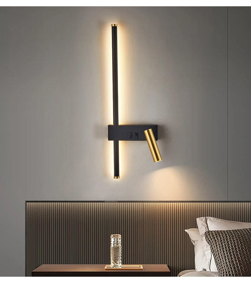 Nordic Wandleuchten Modern LED-Leuchten für Raum Home Dekoration Innenbereich Nachttischlampe Wohnzimmer Sofa Hintergrund Wandlampen