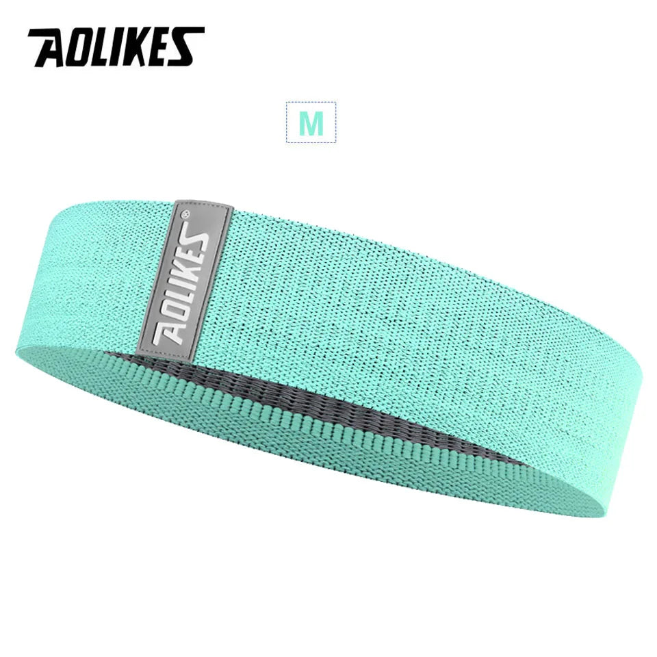 AOLIKES 1PCS Resistance Elastic Booty Bands Squat glute workout Non-slip trainer thick band Stretch Fitness Strips Loops Yoga