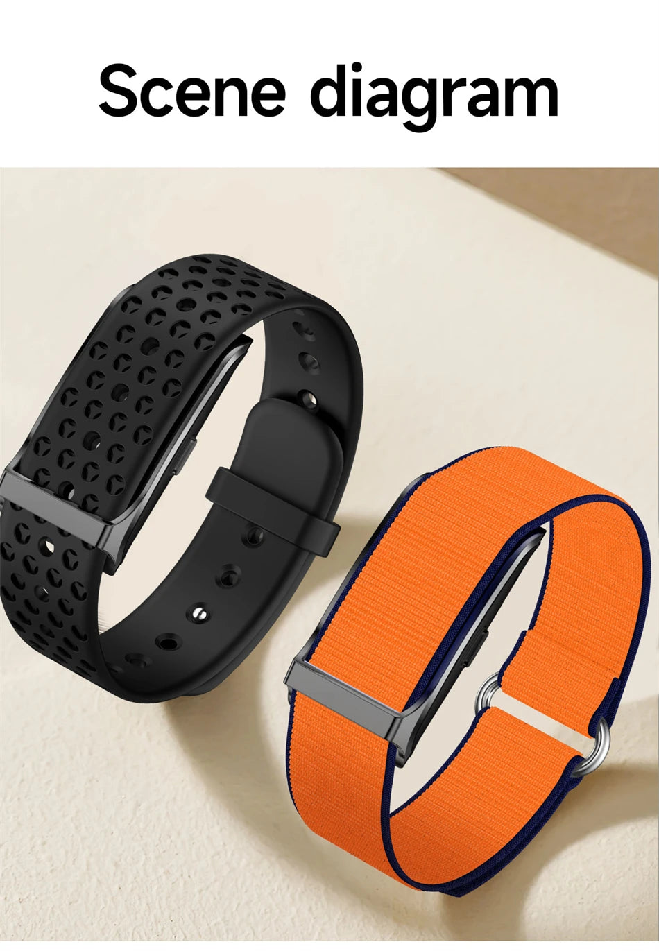 LIGE Smartwatch ohne Display Herren Herzfrequenz Blutdruck Gesundheitsmonitor Armband Smart Armreif Sport Fitness Damen Smartwatch
