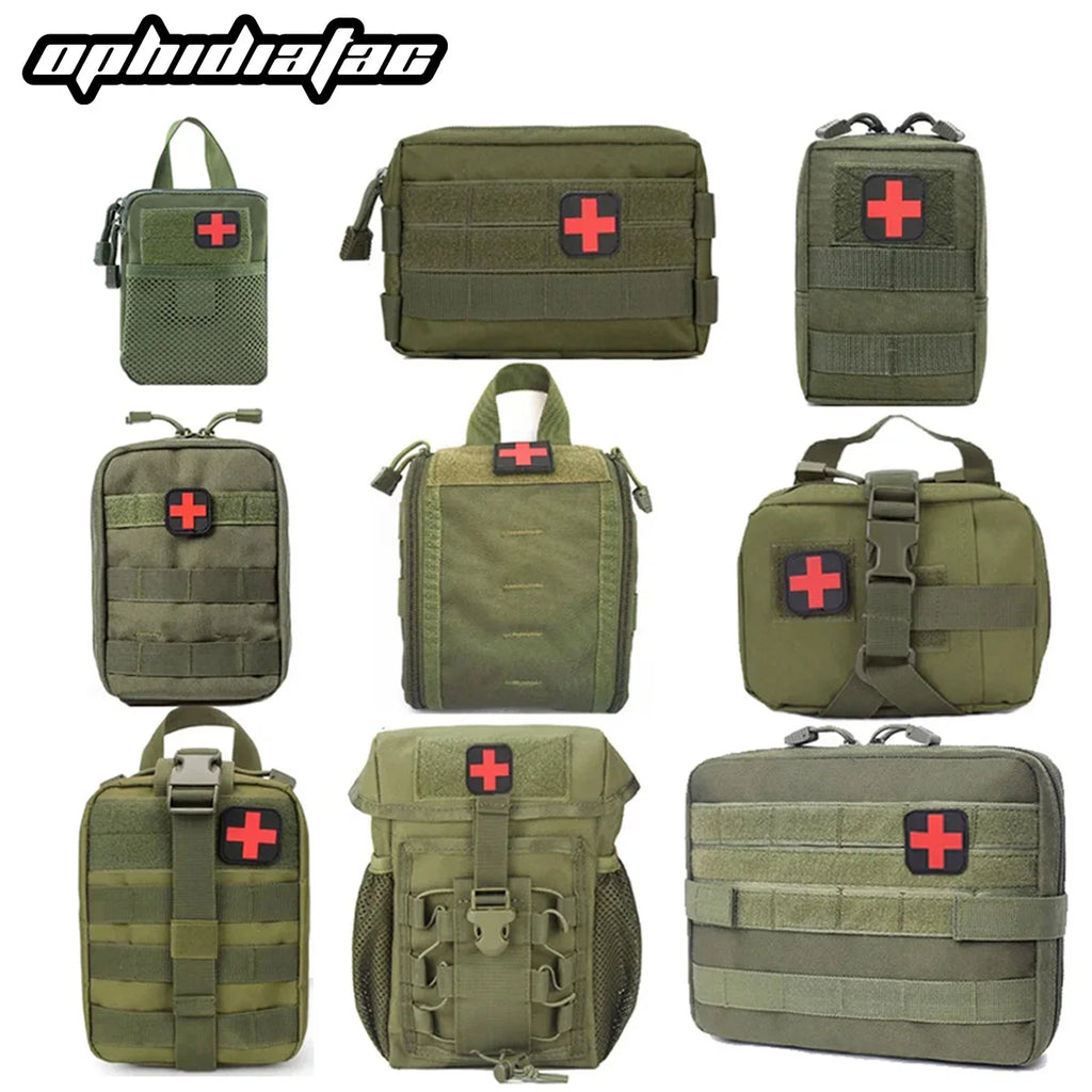 IFAK EDC Tasche Hüfttasche Jagdweste Notfall-Werkzeugsatz Outdoor Erste-Hilfe-Set Camping Survivaltasche