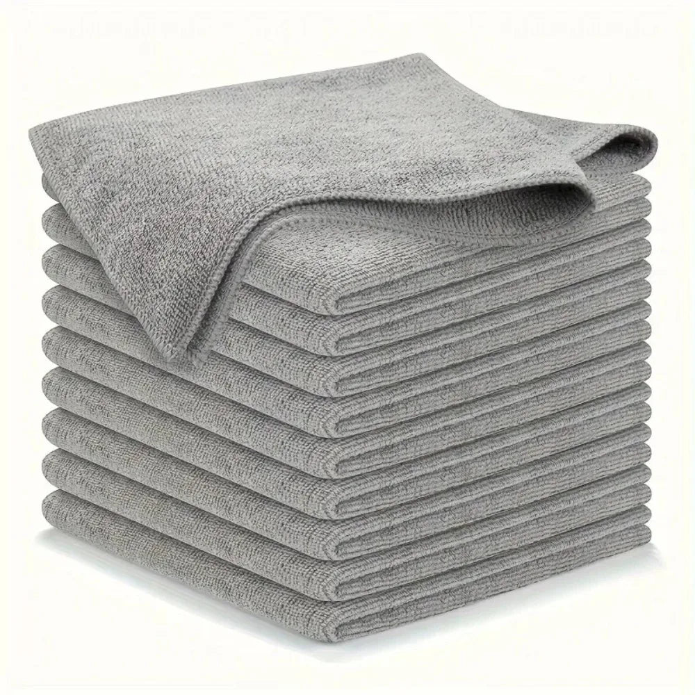 Ultra-Absorbent Microfiber Kitchen Towel Set | Soft Dish Clothes & Cleaning Rags
