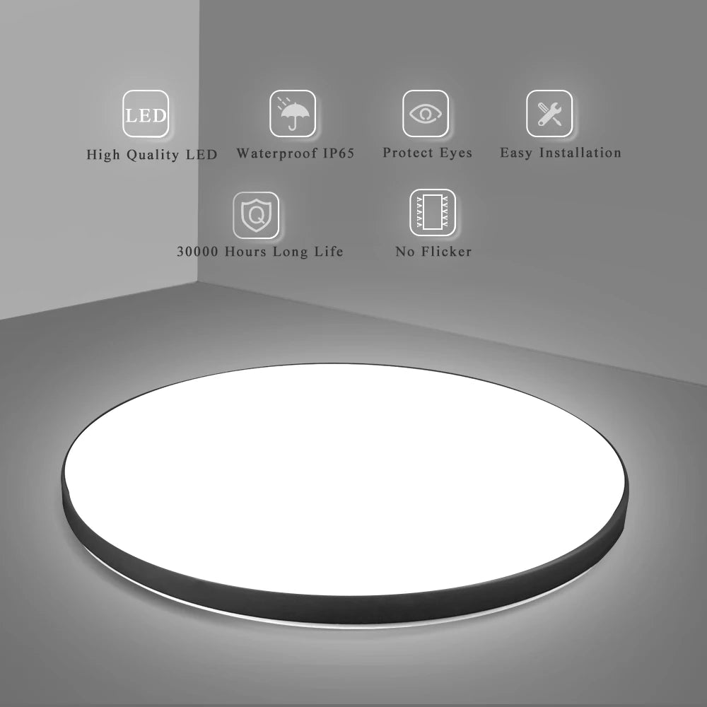 LED Deckenleuchte 15W~50W Küchenlampe Schlafzimmer Korridor Lustre Plat Led Leuchten Wohnzimmer Dekor 220V Deckenleuchter