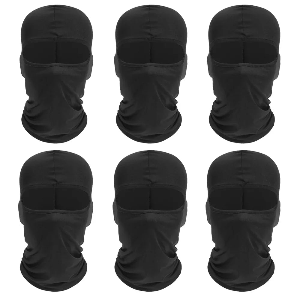Breathable Sports Balaclava Hat Quick-Dry Windproof Full Face Mask Headgear for Riding Running Ski Hiking Outdoor Face Cover Men